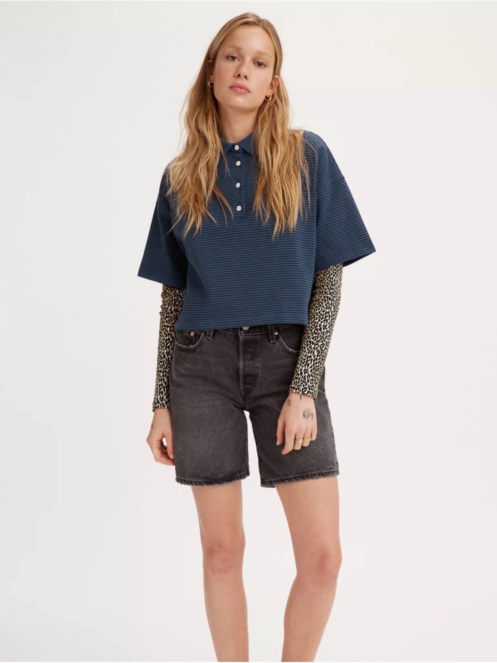 Levi's 501 90’s Black Denim Jean Shorts